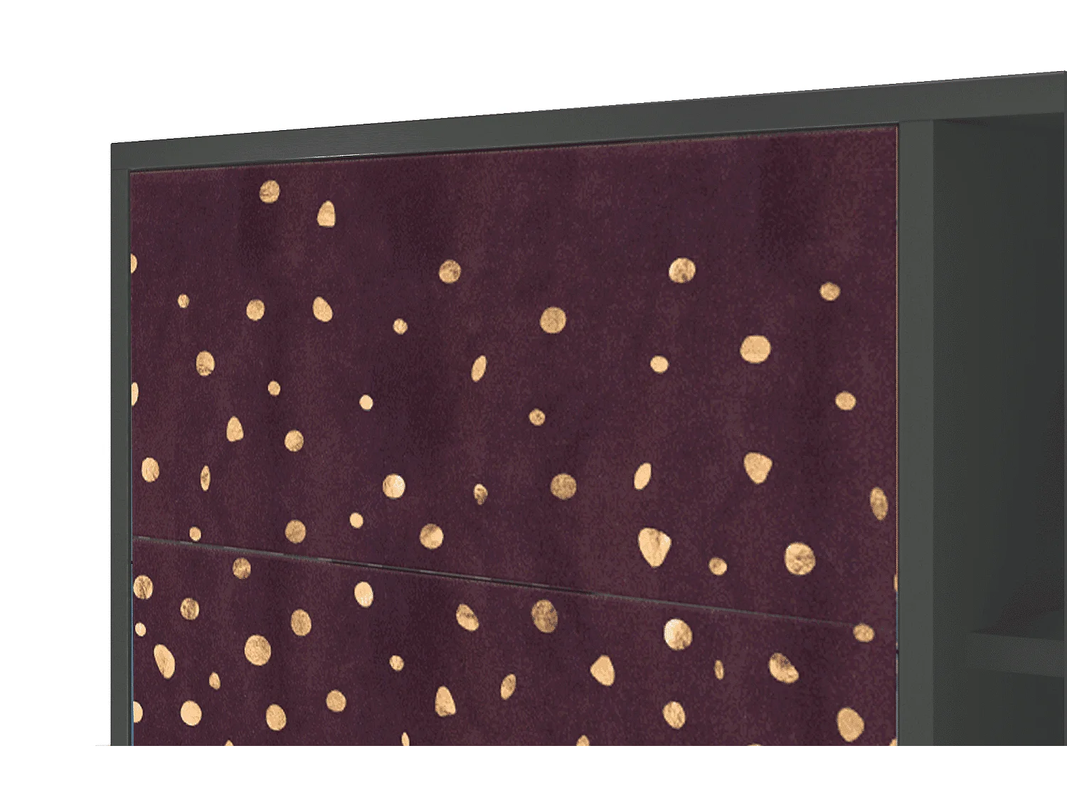 Buffet - 125x98x48 cm - BS2 - Glowworms, Anthracite