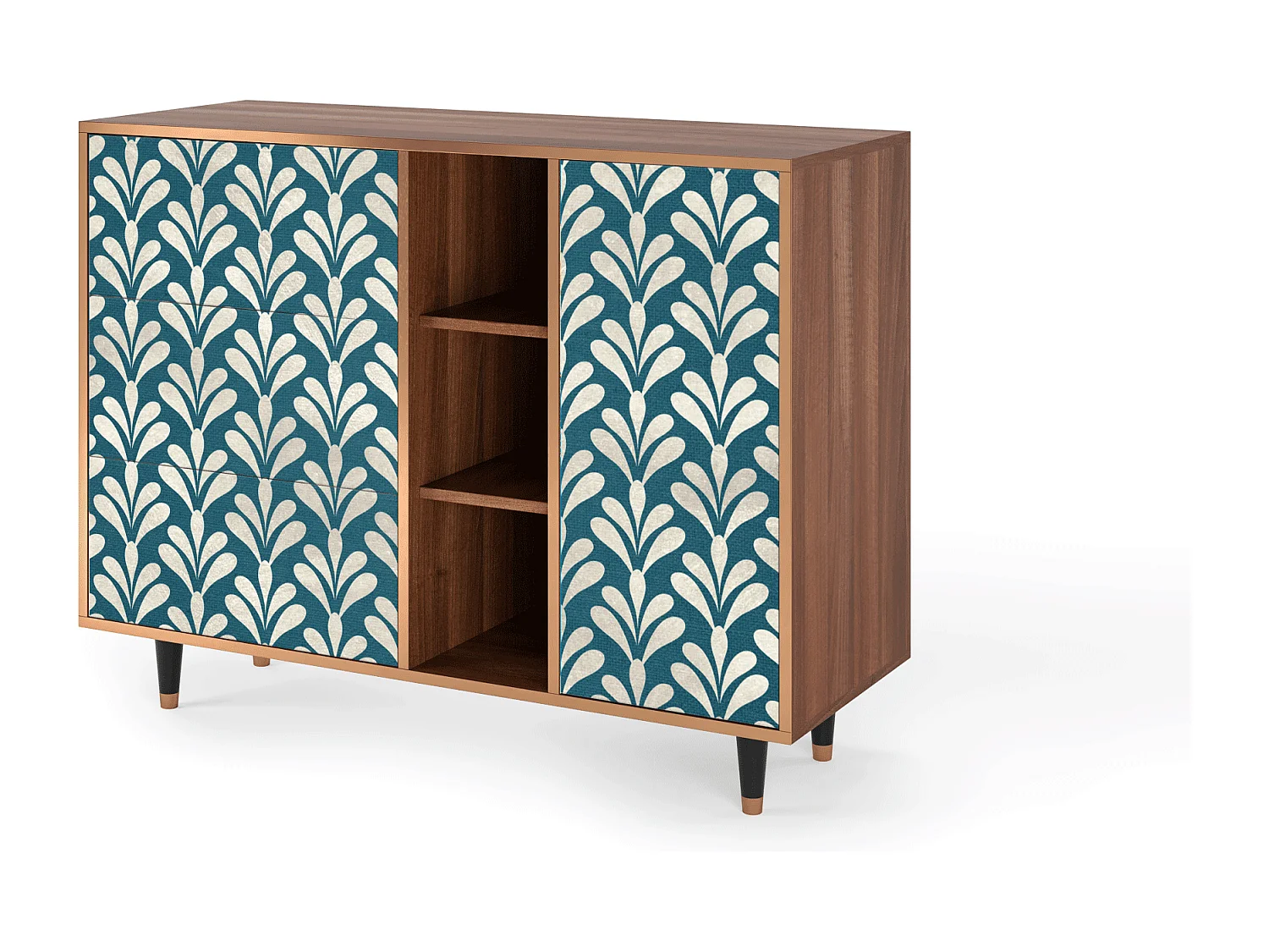 Buffet - 125x98x48 cm - BS2 - Milky Tears, Noyer