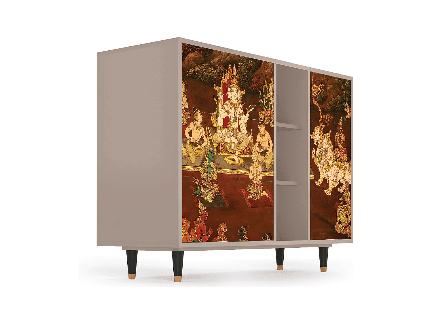 Buffet - 125x98x48 cm - BS2 - Malyavan, Latte