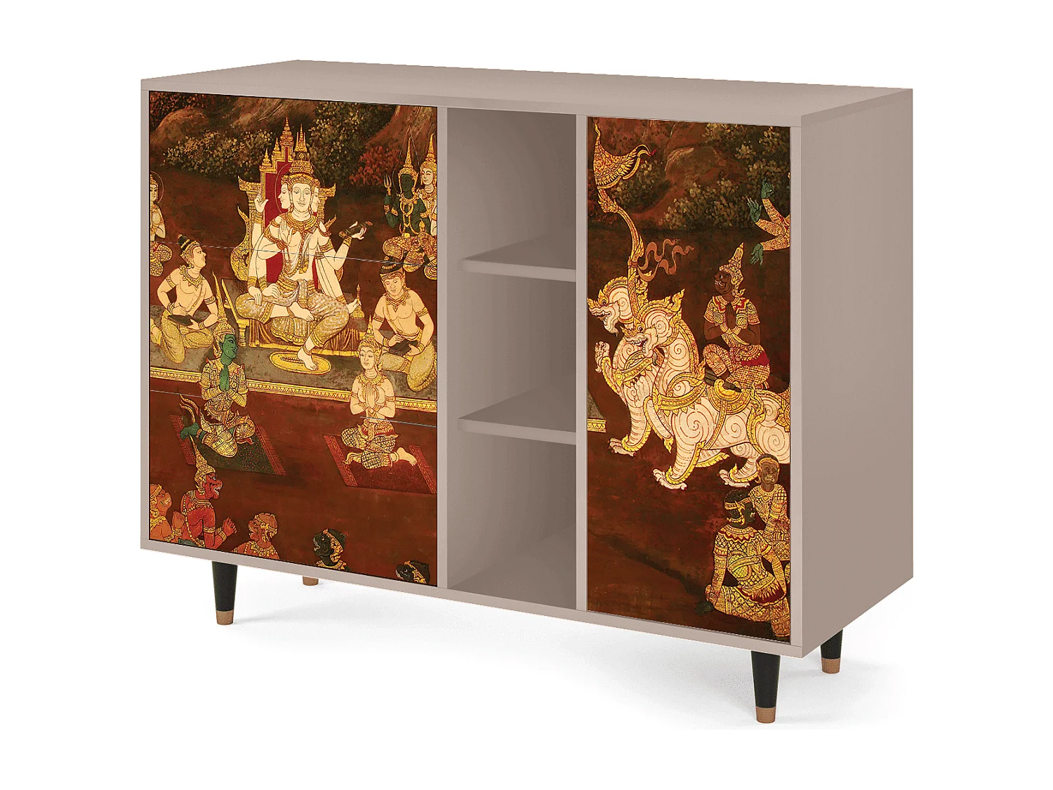 Buffet - 125x98x48 cm - BS2 - Malyavan, Latte