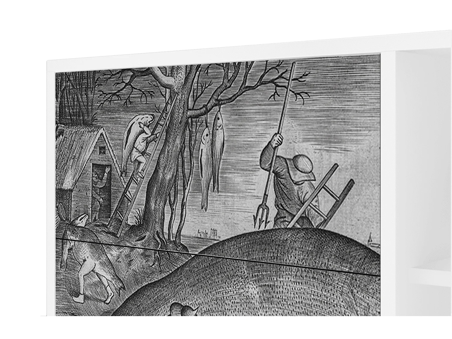 Aparador - 125x98x48 cm - BS2 - Big Fish Eat Little, Blanco