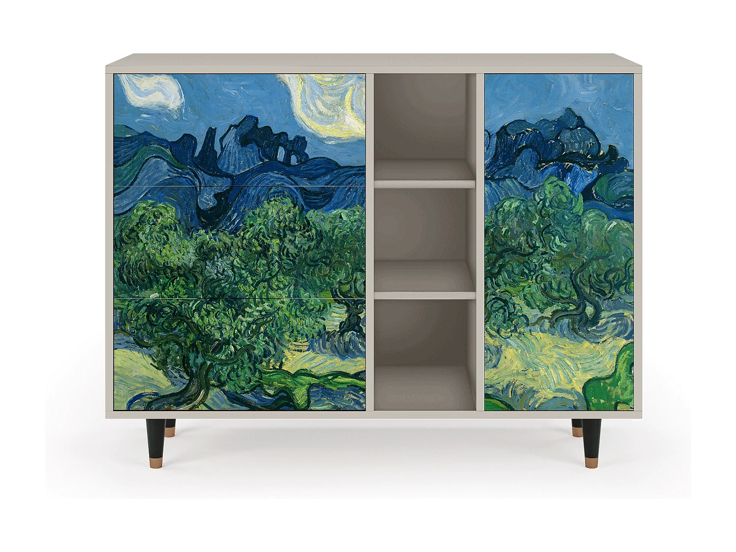 Buffet - 125x98x48 cm - BS2 - The Oil Trees, Sable