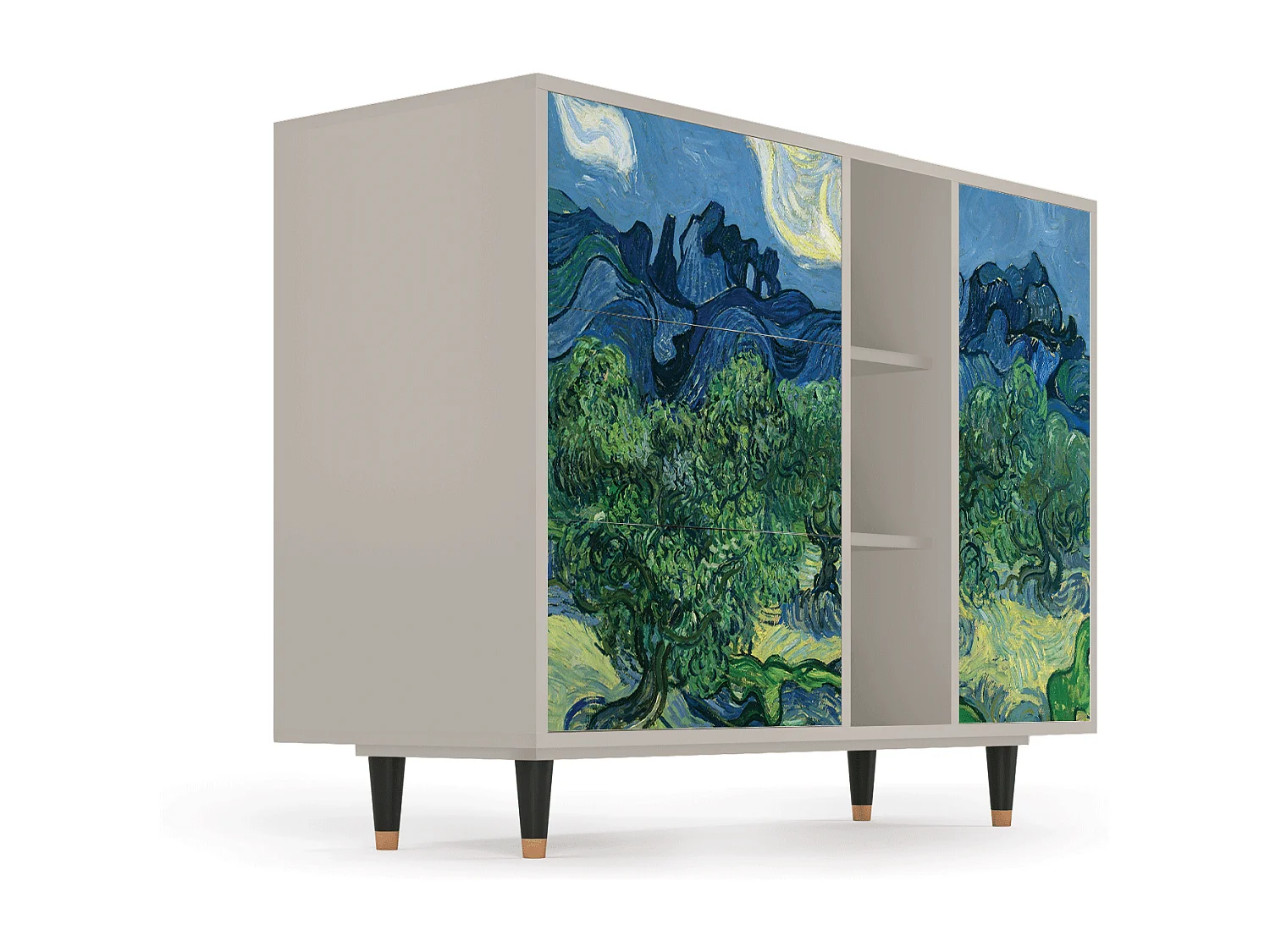 Buffet - 125x98x48 cm - BS2 - The Oil Trees, Sable