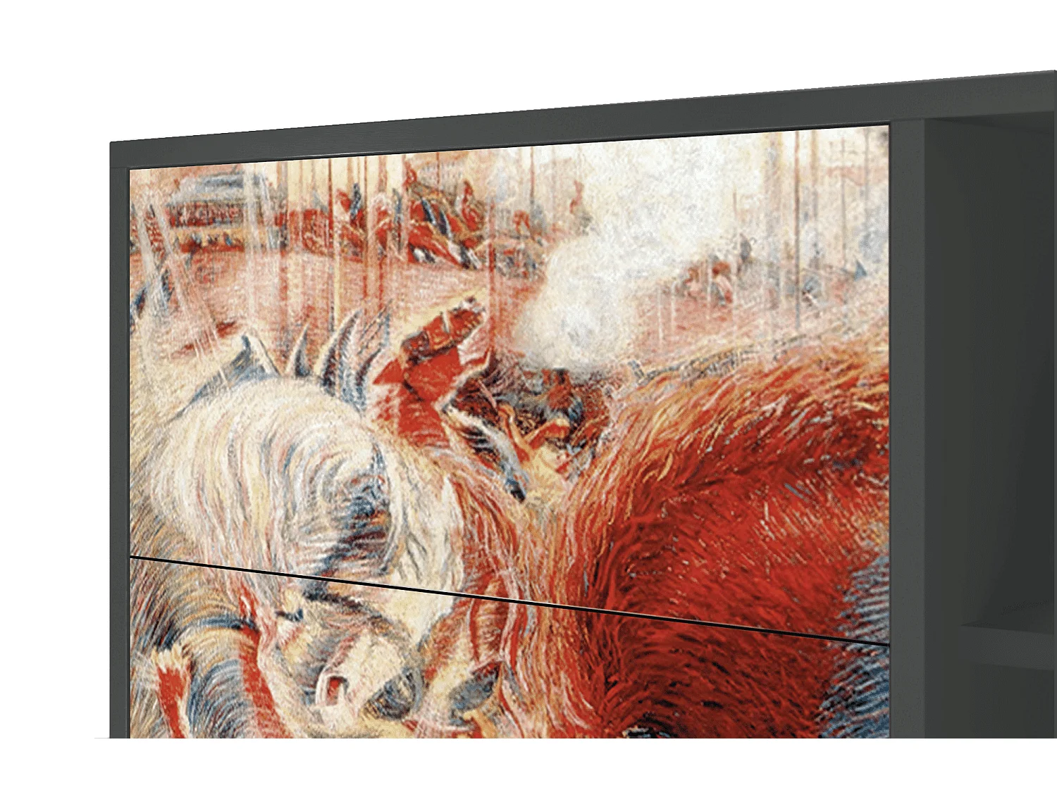 Credenza - 125x98x48 cm - BS2 - The City Rises, Antracite