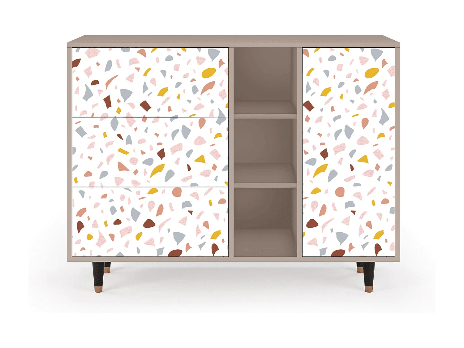 Credenza - 125x98x48 cm - BS2 - Marmelade Cheese, Latte