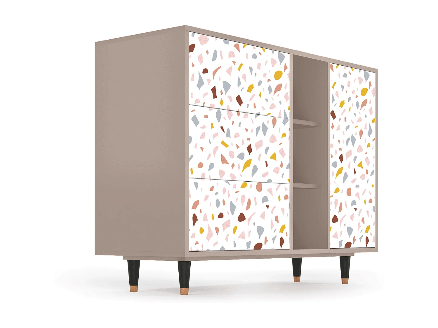 Credenza - 125x98x48 cm - BS2 - Marmelade Cheese, Latte