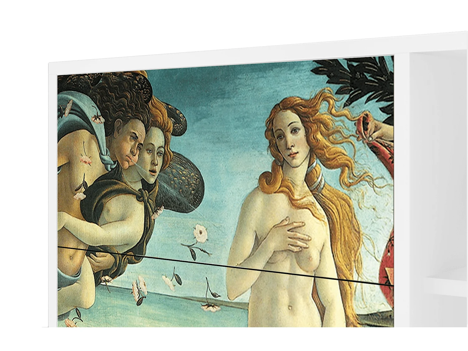 Sideboard - 125x98x48 cm - BS2 - The Birth of Venus, Weiß