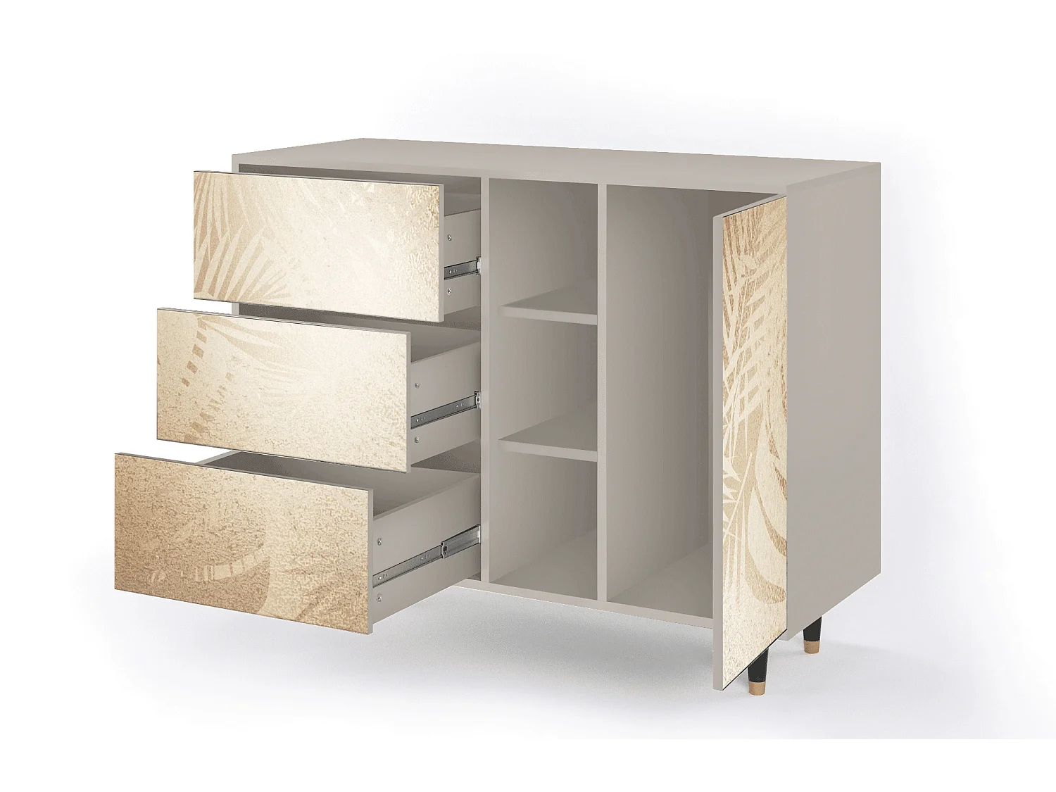 Buffet - 125x98x48 cm - BS2 - Plant of the Dessert, Sable