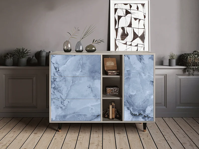 Buffet - 125x98x48 cm - BS2 - Feather Ice, Sable