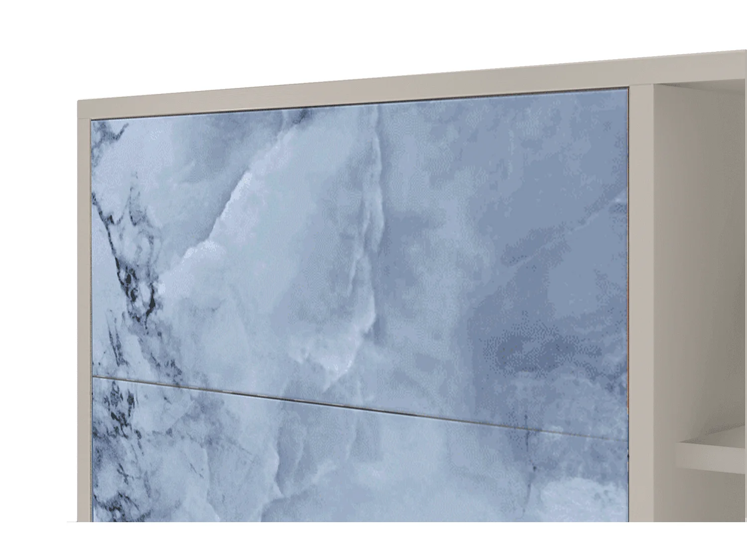 Buffet - 125x98x48 cm - BS2 - Feather Ice, Sable