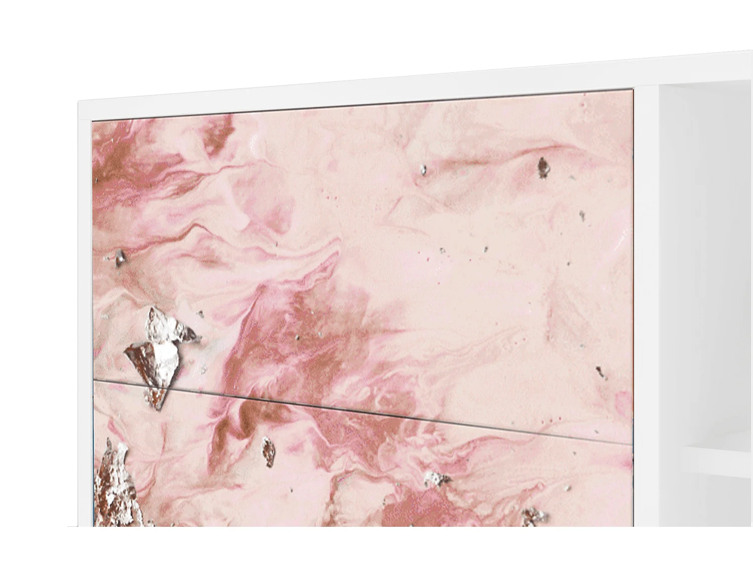 Aparador - 125x98x48 cm - BS2 - Cotton Candy, Branco