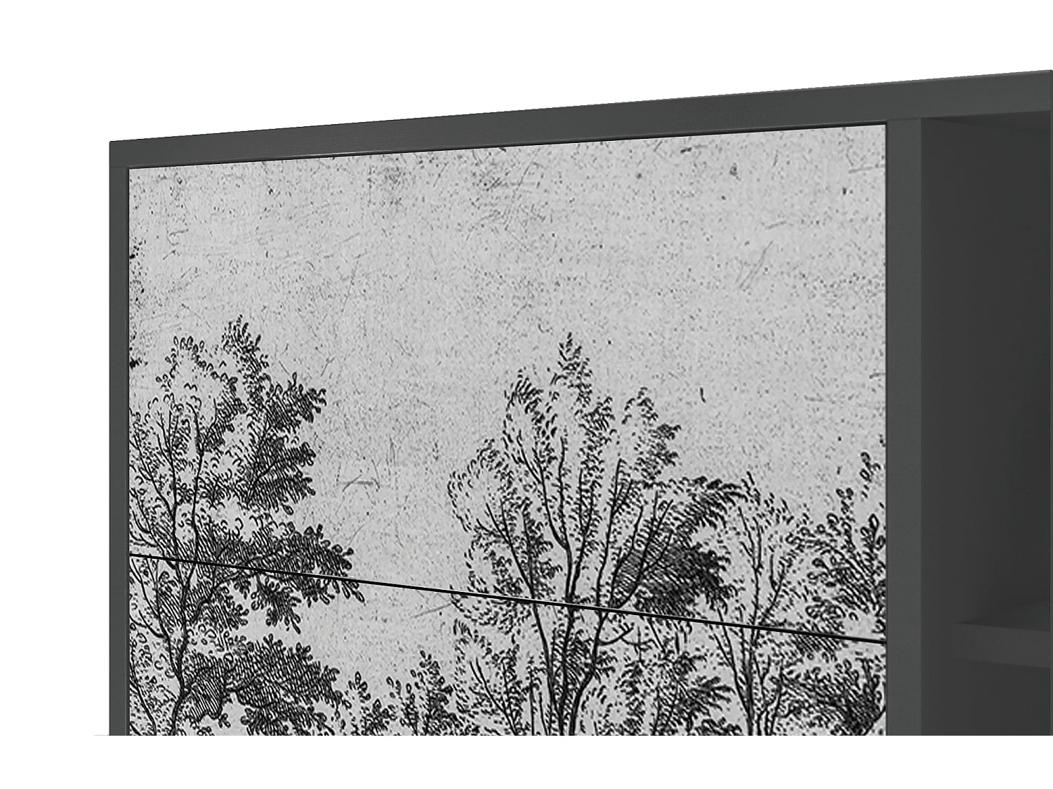 Credenza - 125x98x48 cm - BS2 - Castle with Bridge, Antracite