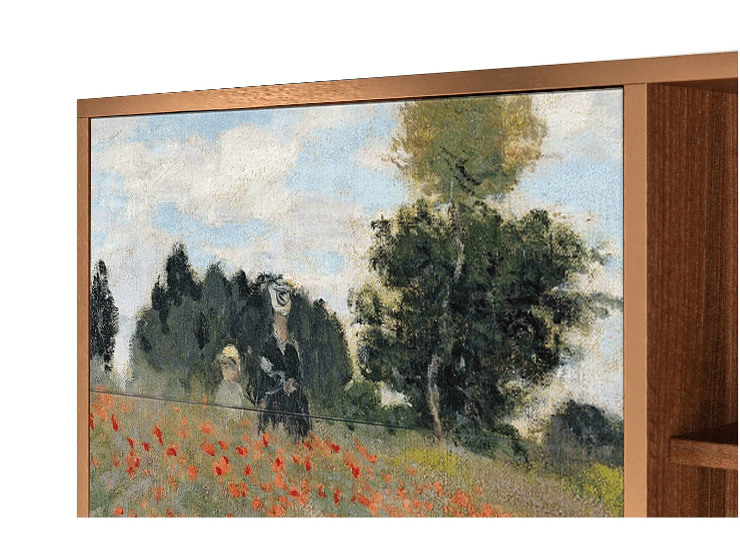 Dressoir - 125x98x48 cm - BS2 - The Poppy Field   , Walnoot