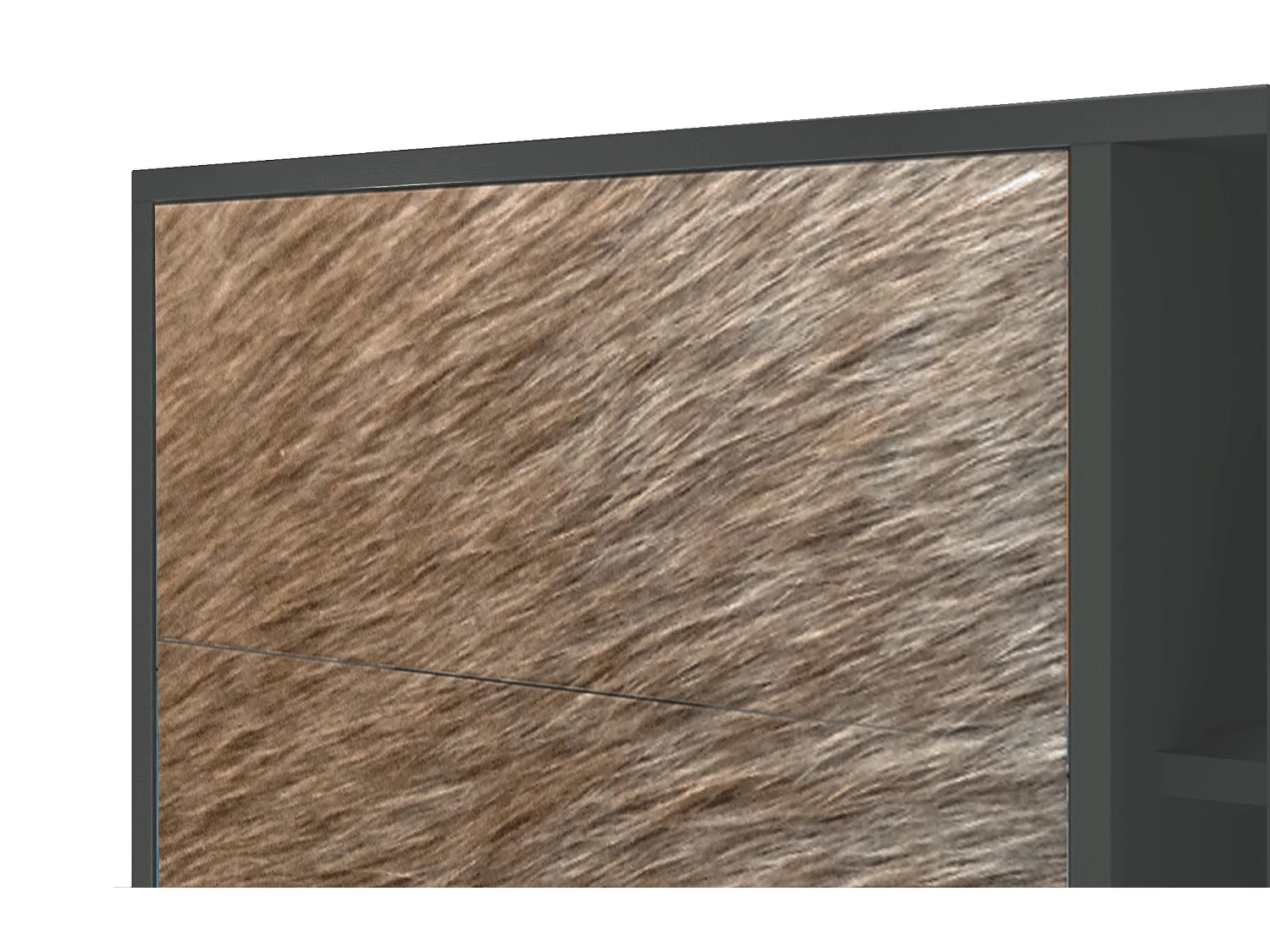 Buffet - 125x98x48 cm - BS2 - Peanut Hair, Anthracite