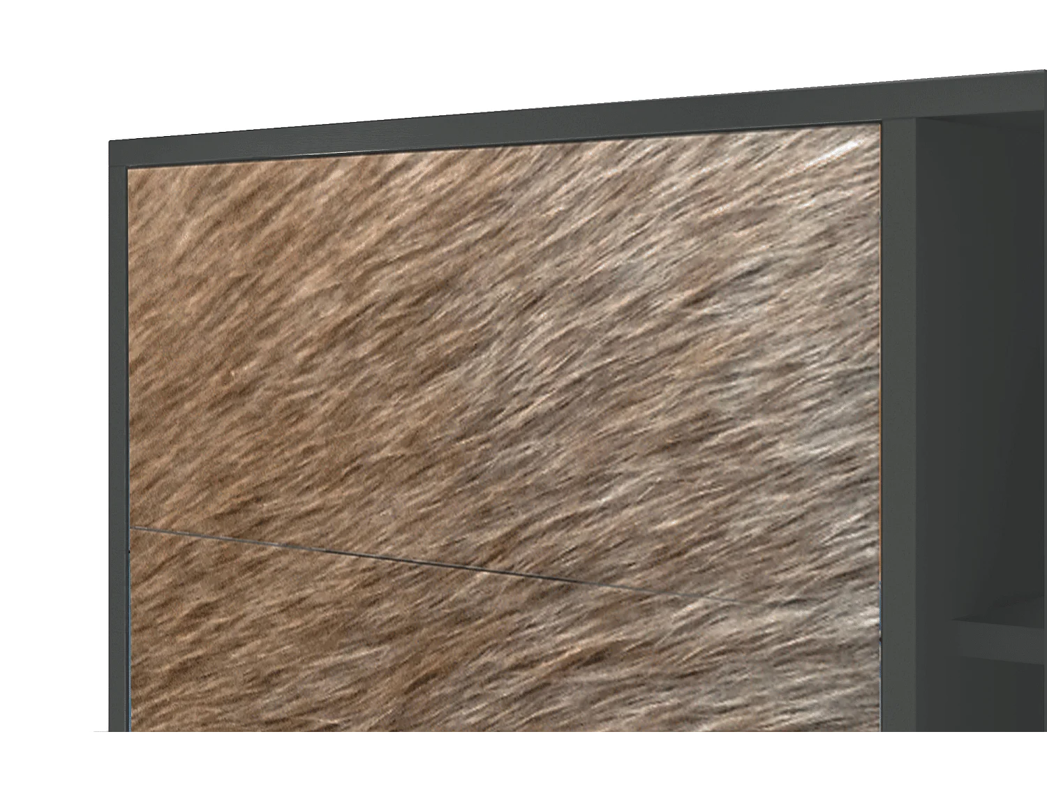 Buffet - 125x98x48 cm - BS2 - Peanut Hair, Anthracite