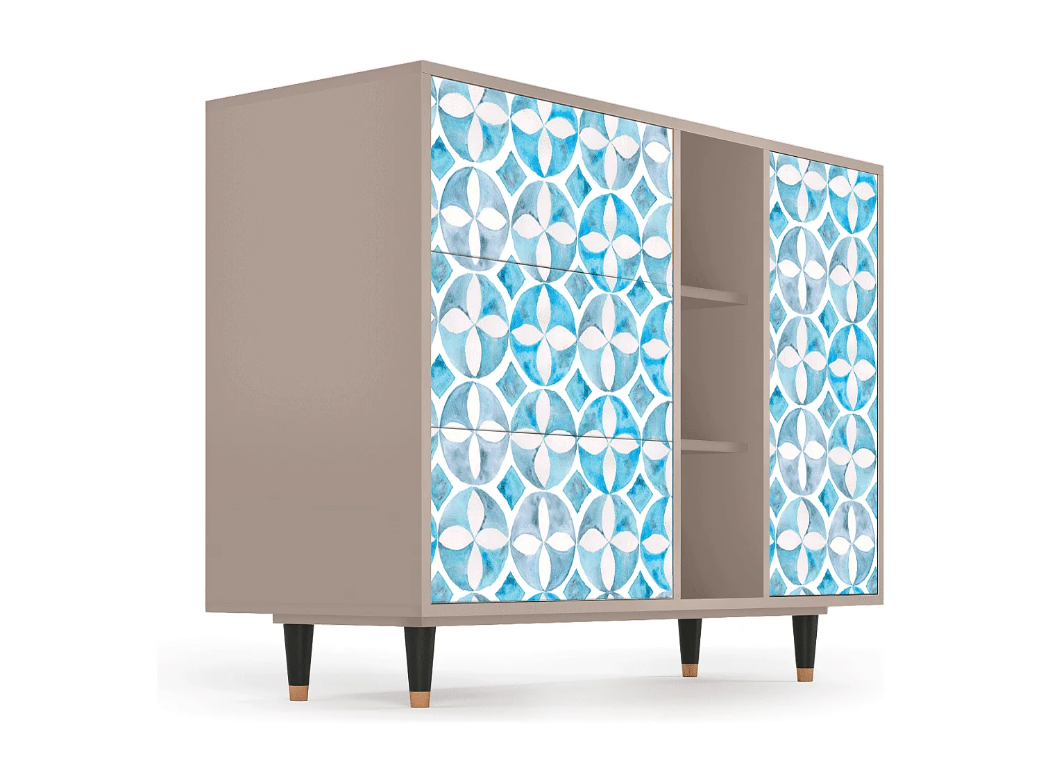 Aparador - 125x98x48 cm - BS2 - Porto Mood, Latte