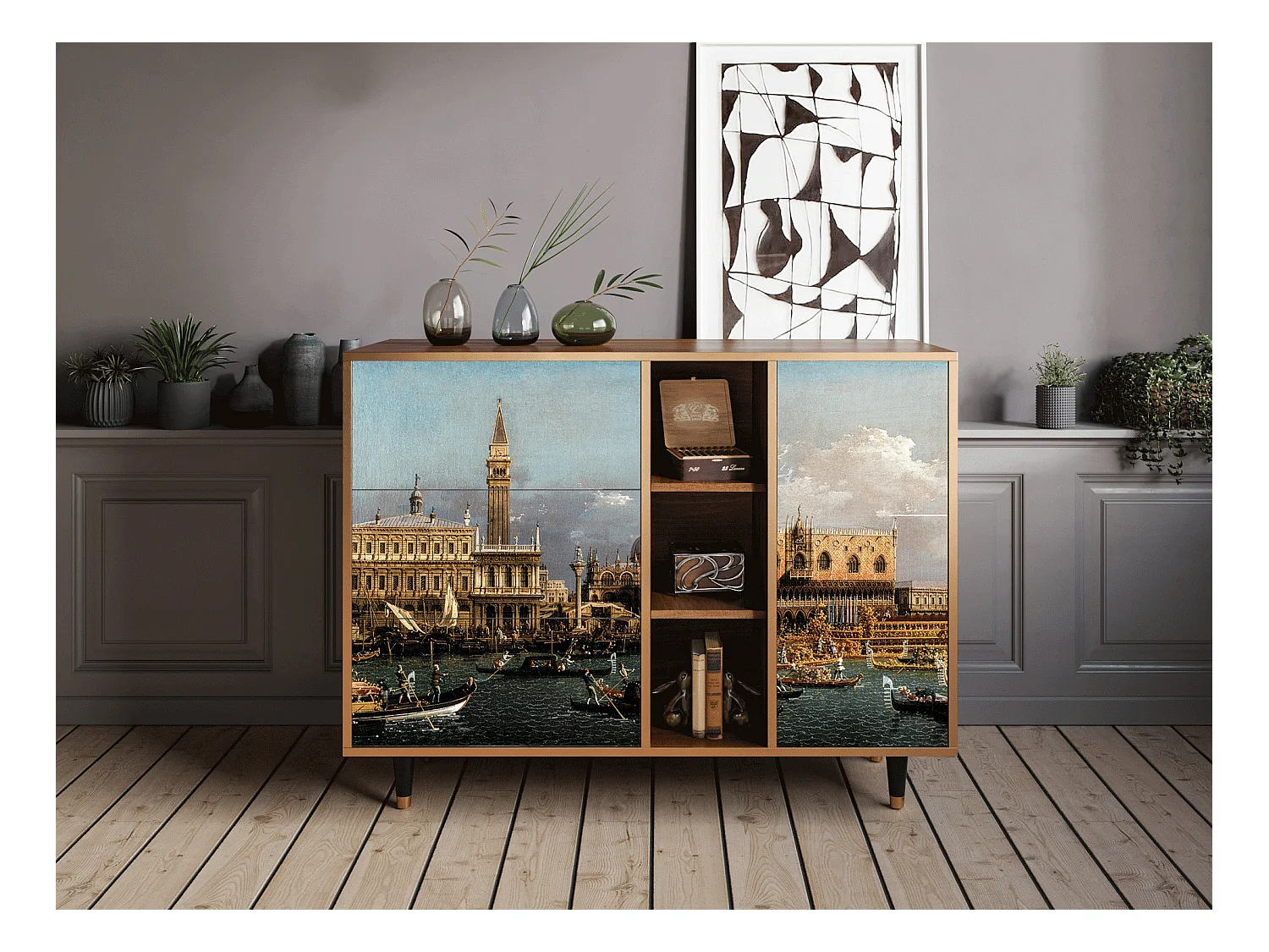 Buffet - 125x98x48 cm - BS2 - The Bucintoro, Noyer