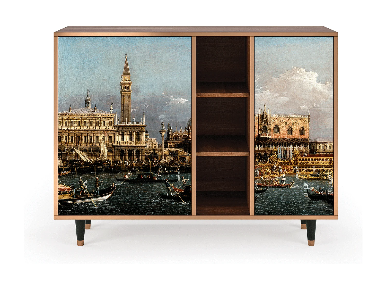 Credenza - 125x98x48 cm - BS2 - The Bucintoro, Noce