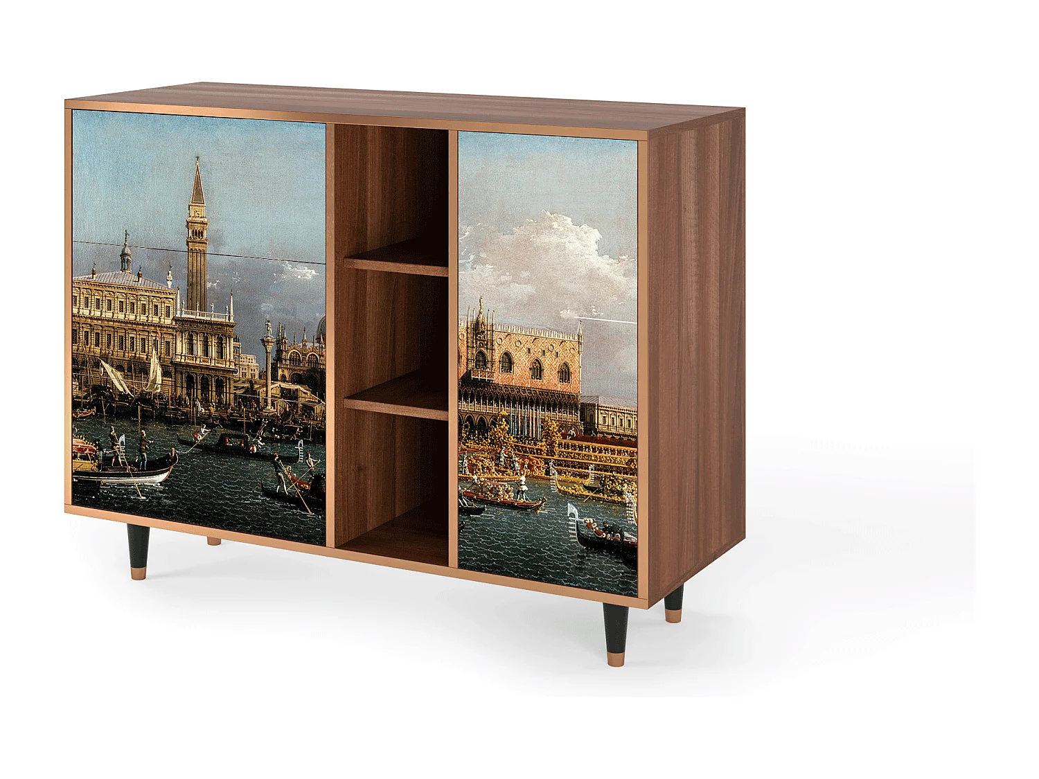 Credenza - 125x98x48 cm - BS2 - The Bucintoro, Noce