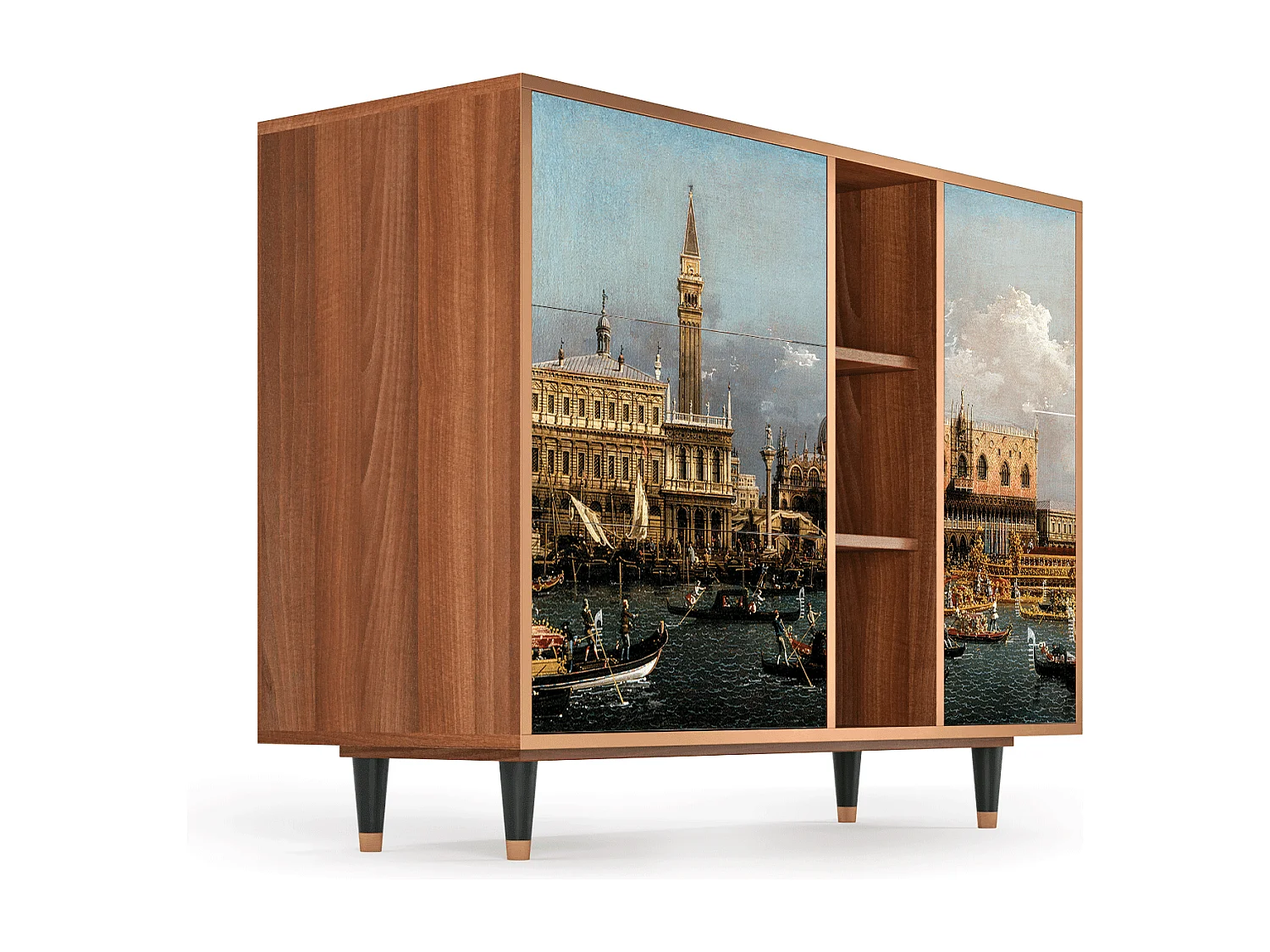 Credenza - 125x98x48 cm - BS2 - The Bucintoro, Noce