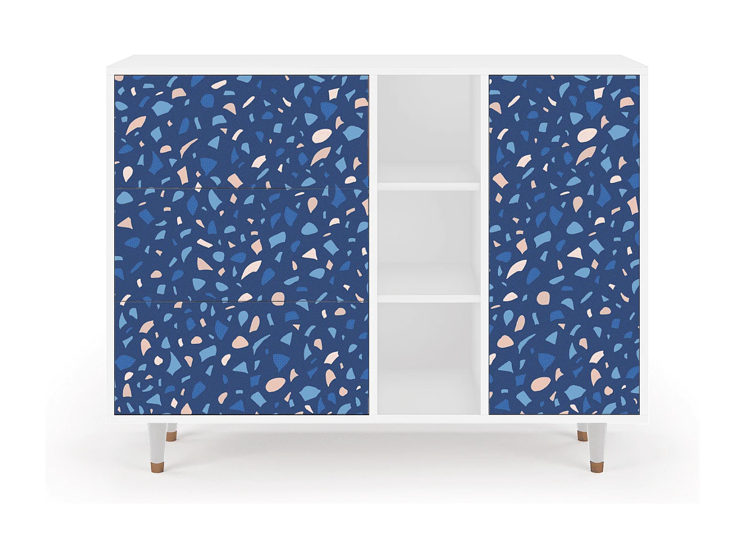 Buffet - 125x98x48 cm - BS2 - Soap Whirpool, Blanc