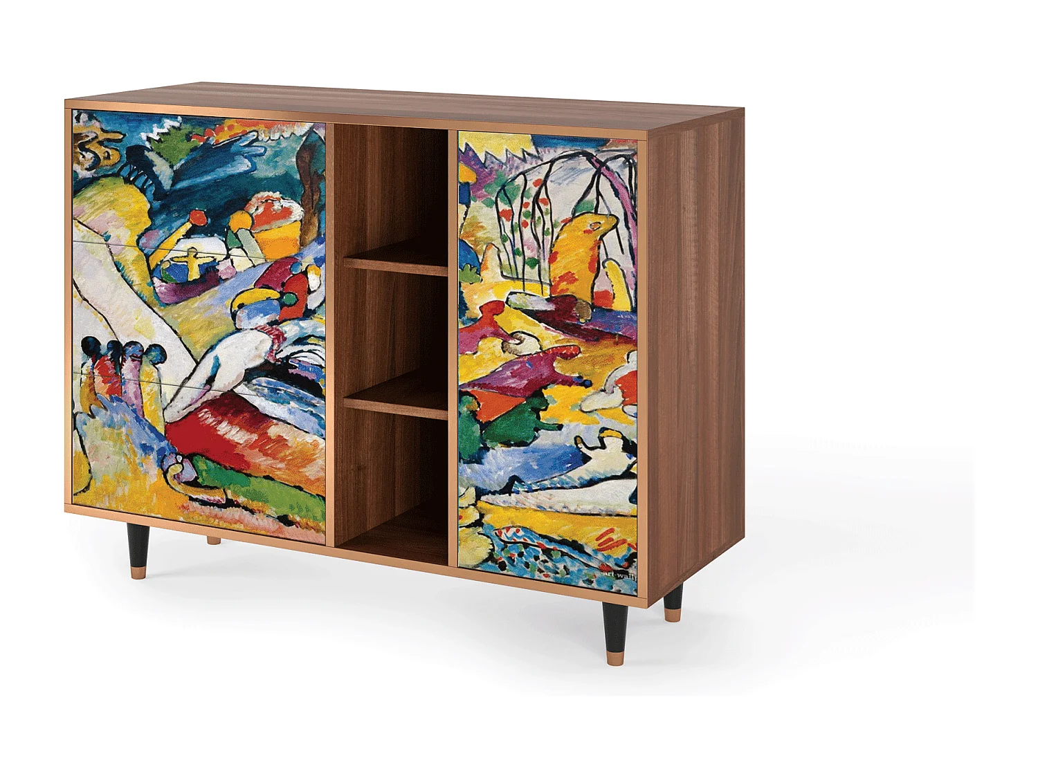 Credenza - 125x98x48 cm - BS2 - Improvisation 26  , Noce