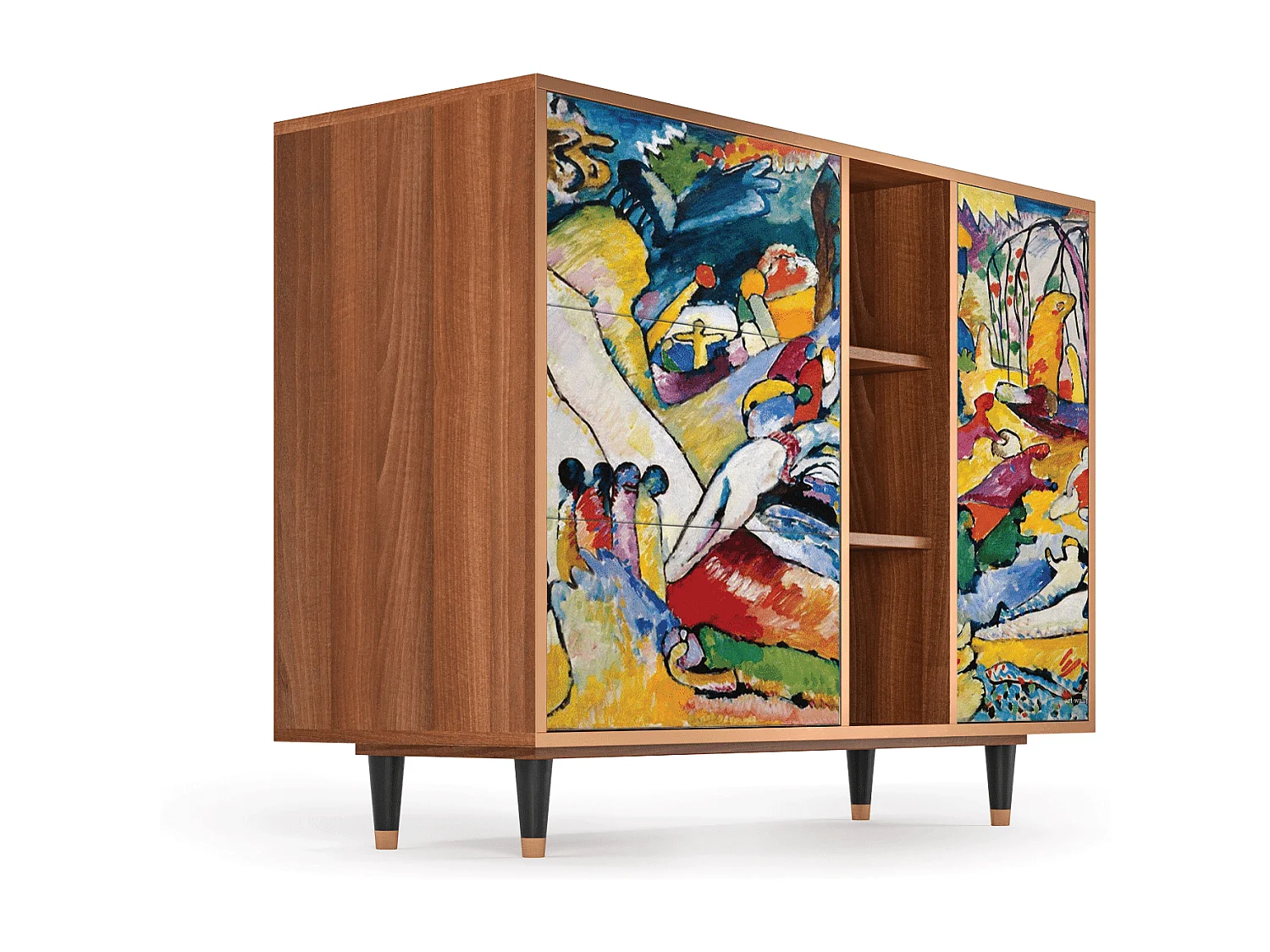 Credenza - 125x98x48 cm - BS2 - Improvisation 26  , Noce