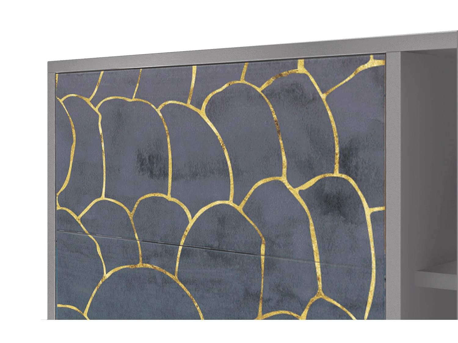 Credenza - 125x98x48 cm - BS2 - Blue Lagoon, Grigio