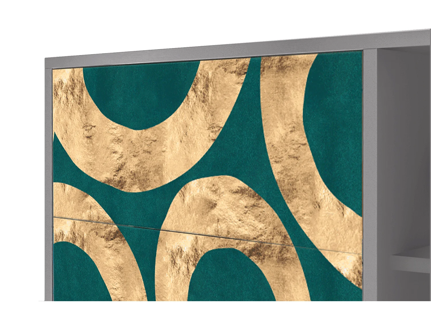 Dressoir - 125x98x48 cm - BS2 - Zircon Sphere, Grijs