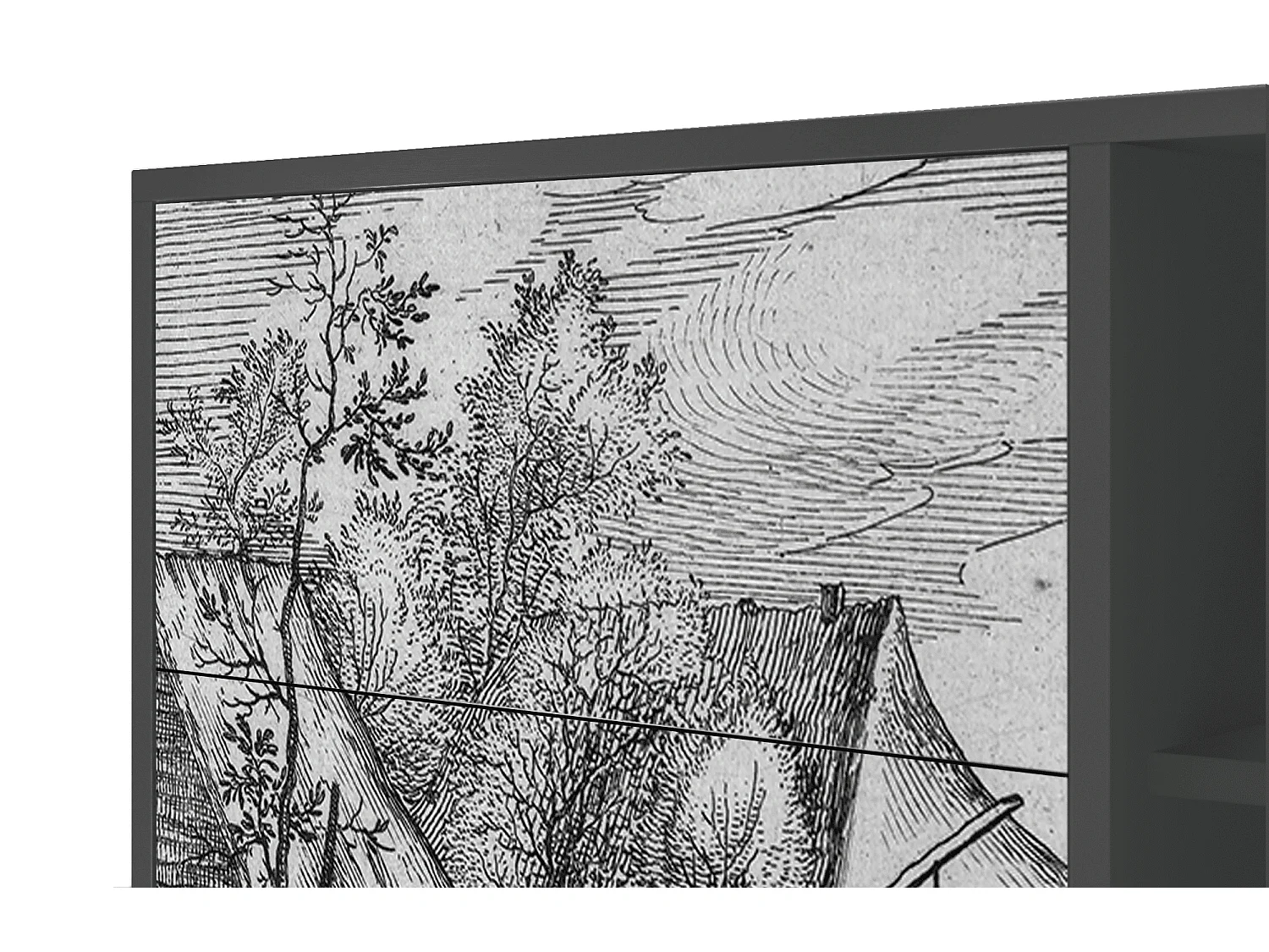 Aparador - 125x98x48 cm - BS2 - Farms in a Village, Antracita