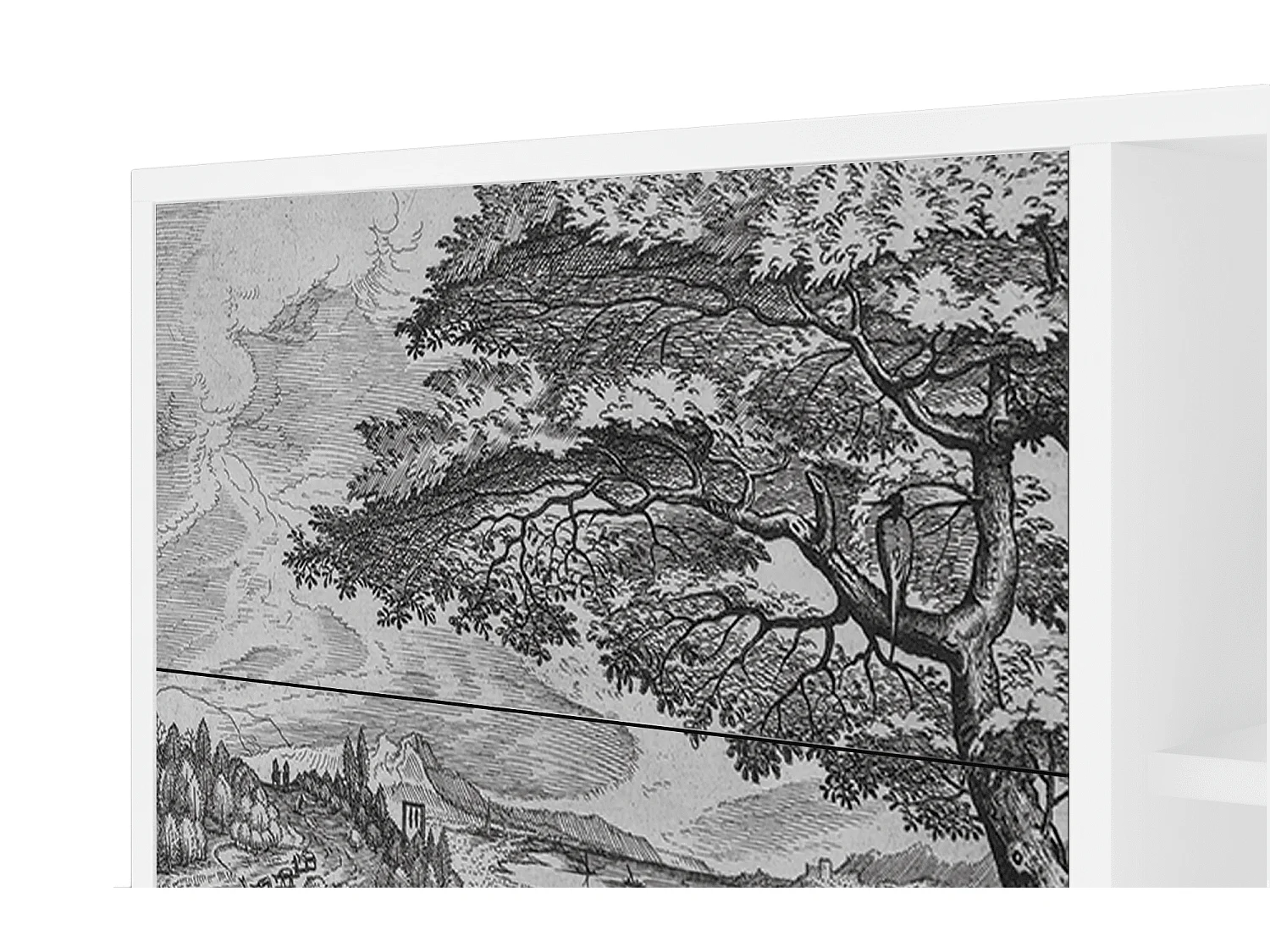 Credenza - 125x98x48 cm - BS2 - Milites Requiescentes, Bianco