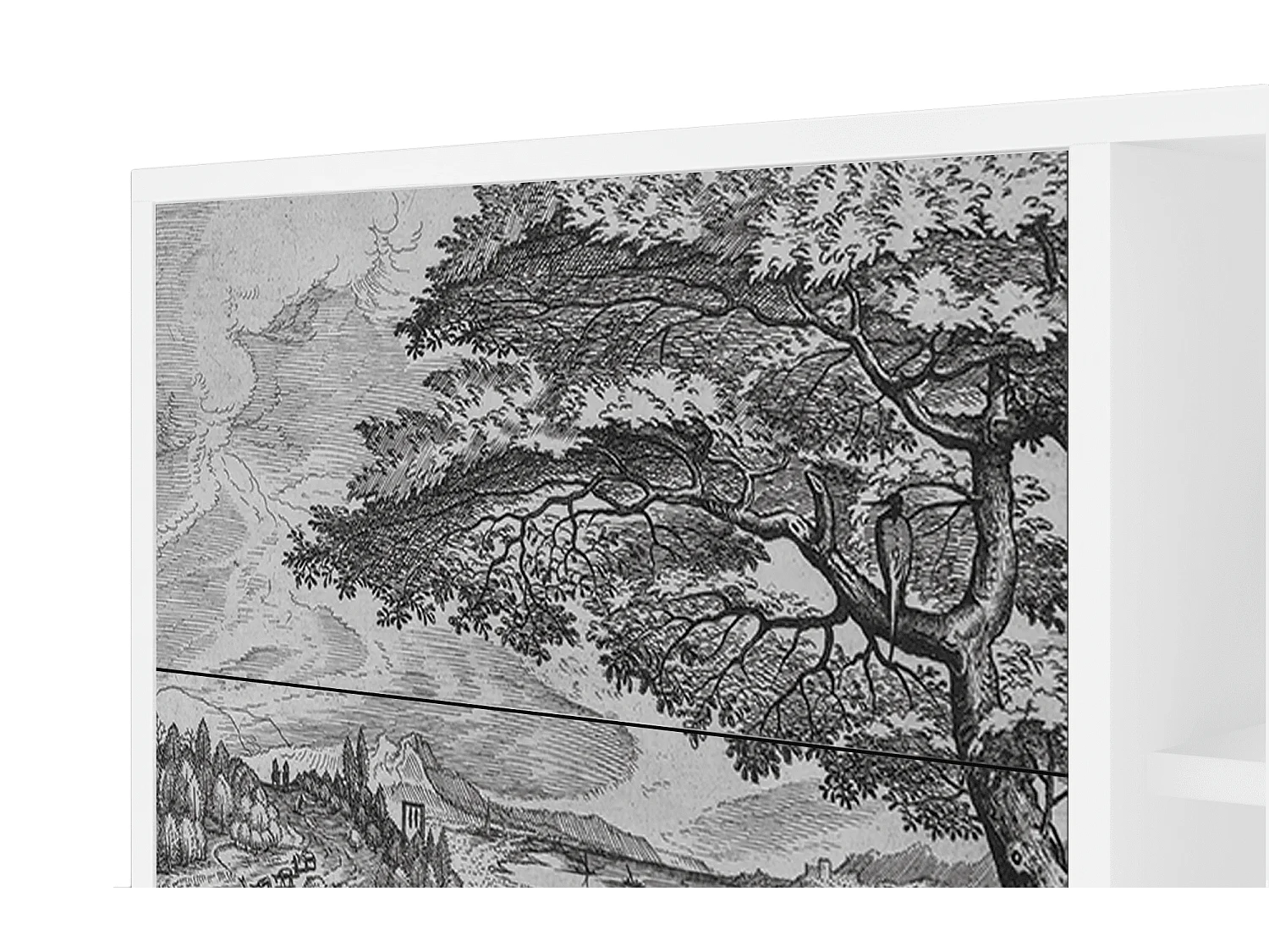 Dressoir - 125x98x48 cm - BS2 - Milites Requiescentes, Wit