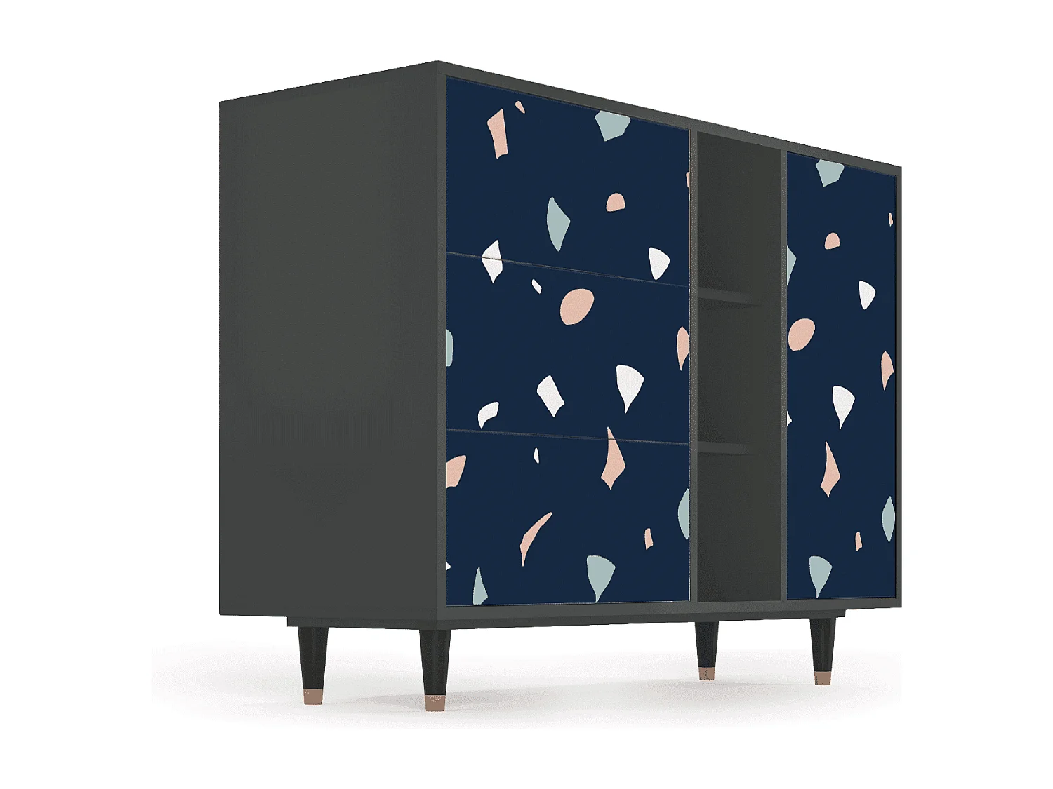 Buffet - 125x98x48 cm - BS2 - Space Satellites, Anthracite