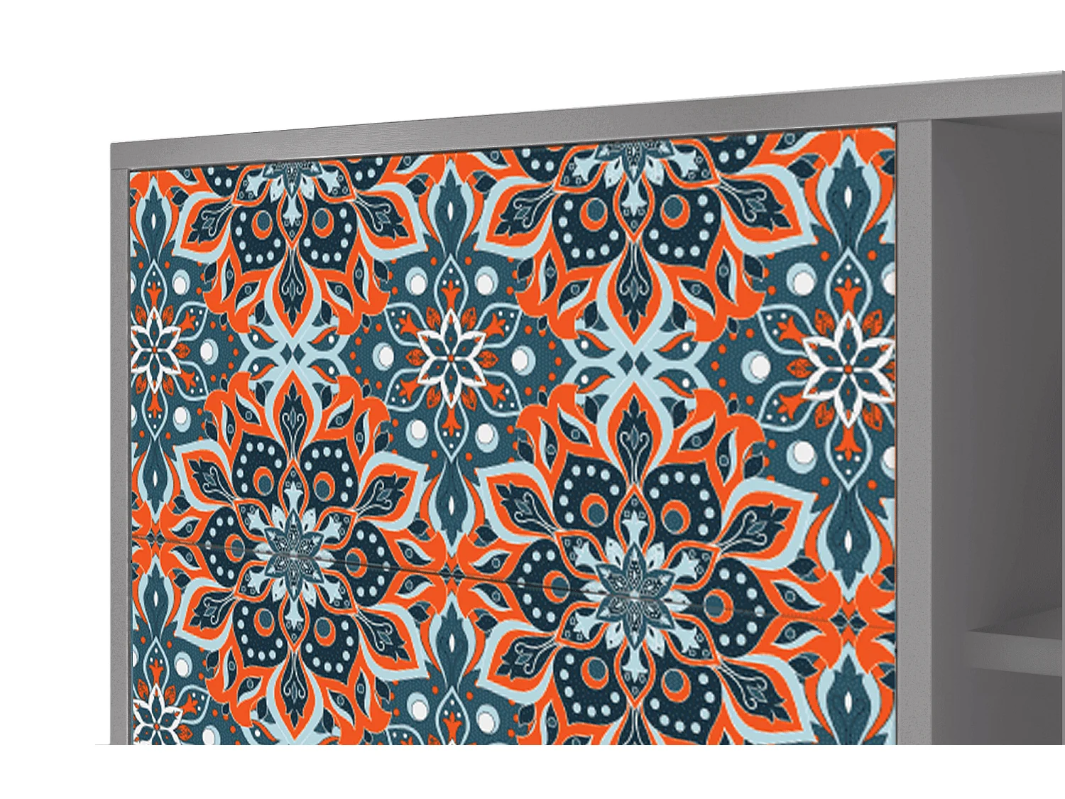 Buffet - 125x98x48 cm - BS2 - Fire Beetle, Gris