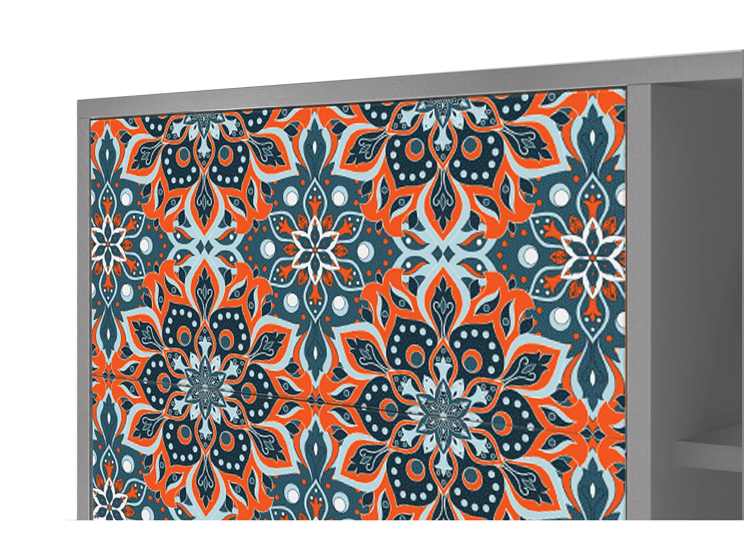 Buffet - 125x98x48 cm - BS2 - Fire Beetle, Gris