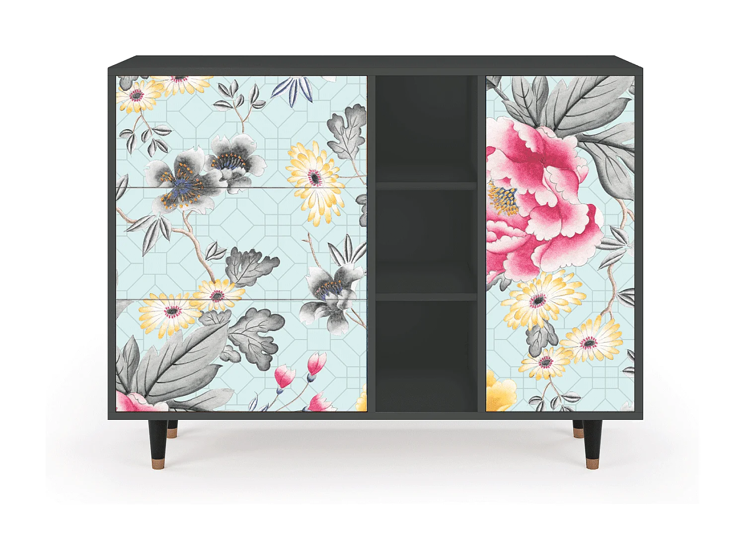 Aparador - 125x98x48 cm - BS2 - Sky Garden, Antracite