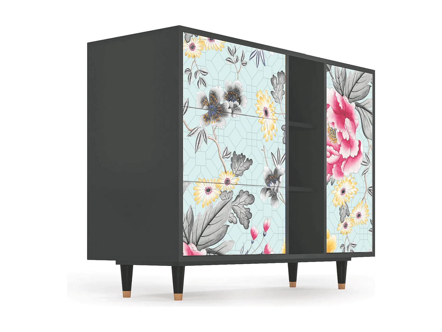 Aparador - 125x98x48 cm - BS2 - Sky Garden, Antracite