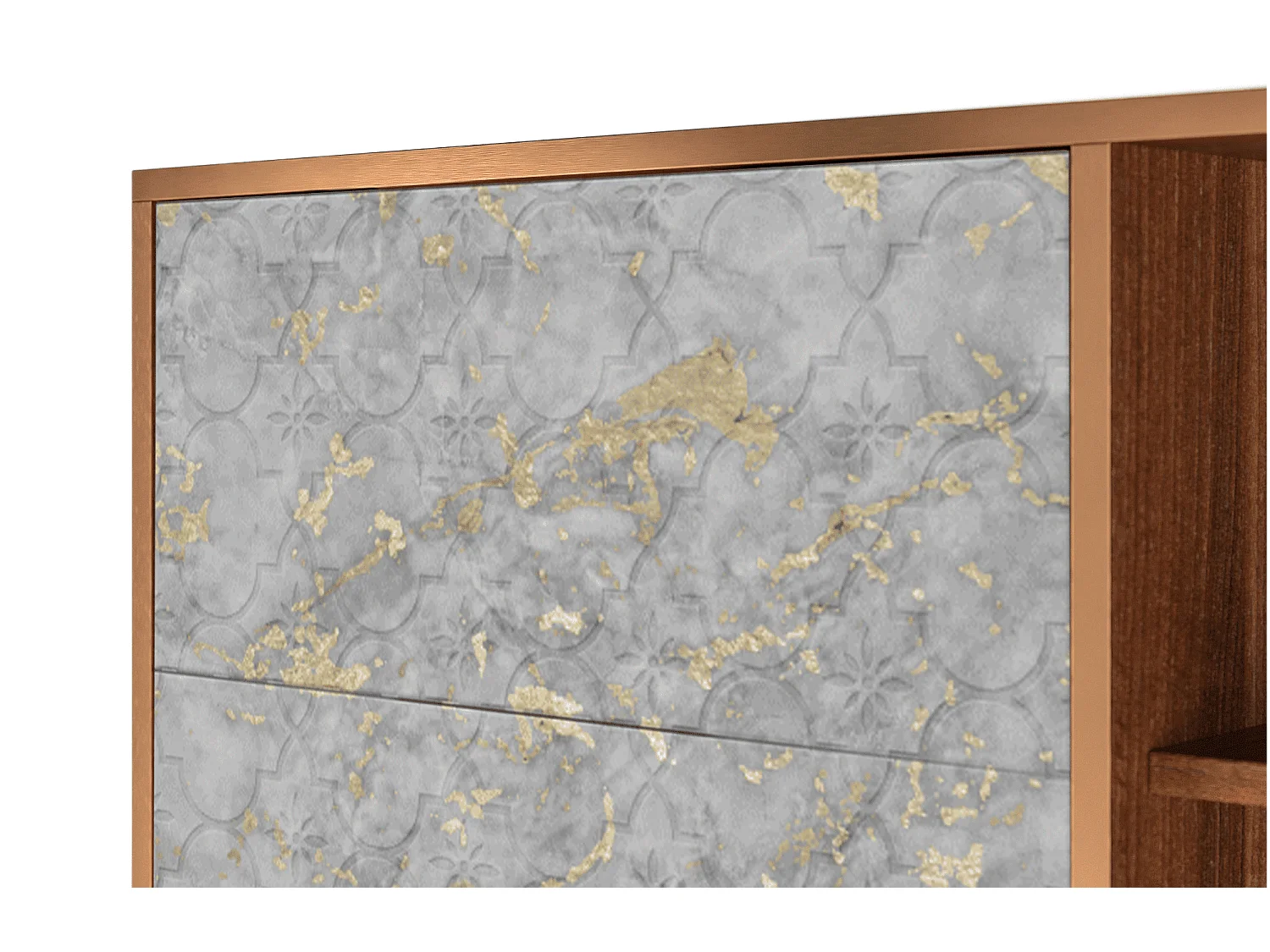 Dressoir - 125x98x48 cm - BS2 - Mariana Trench, Walnoot