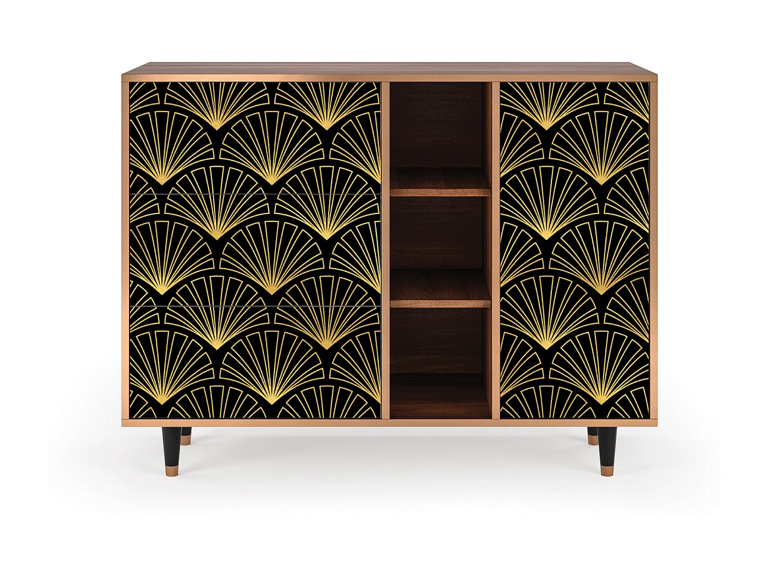 Buffet - 125x98x48 cm - BS2 - Bird of Juno, Noyer