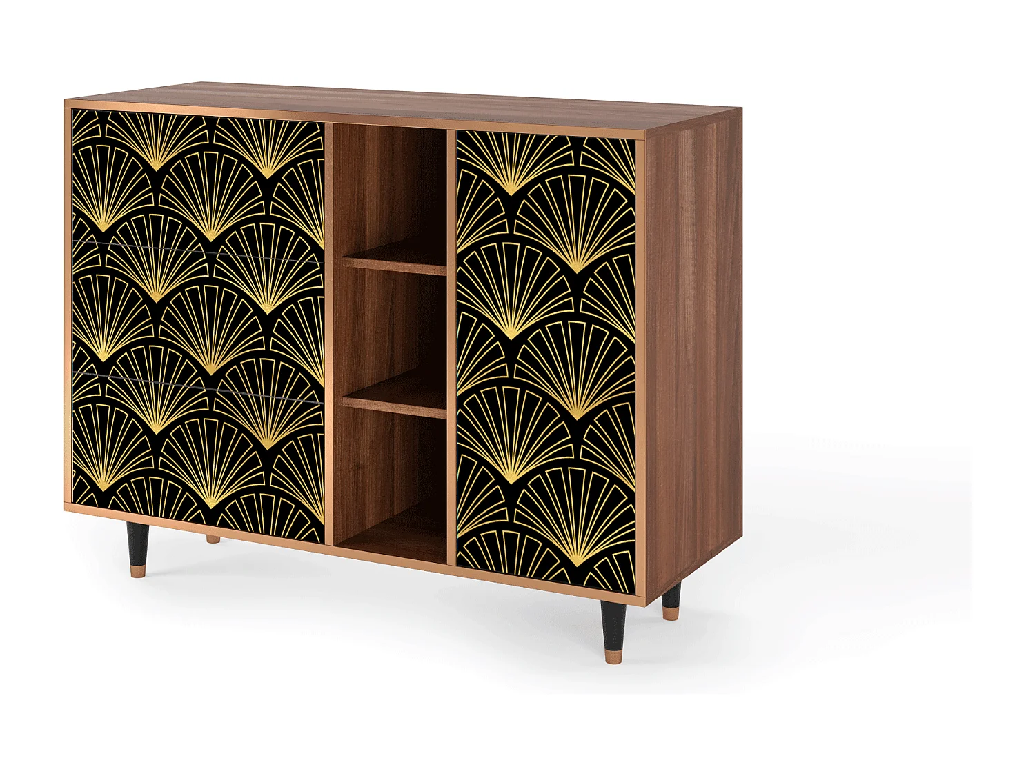 Credenza - 125x98x48 cm - BS2 - Bird of Juno, Noce