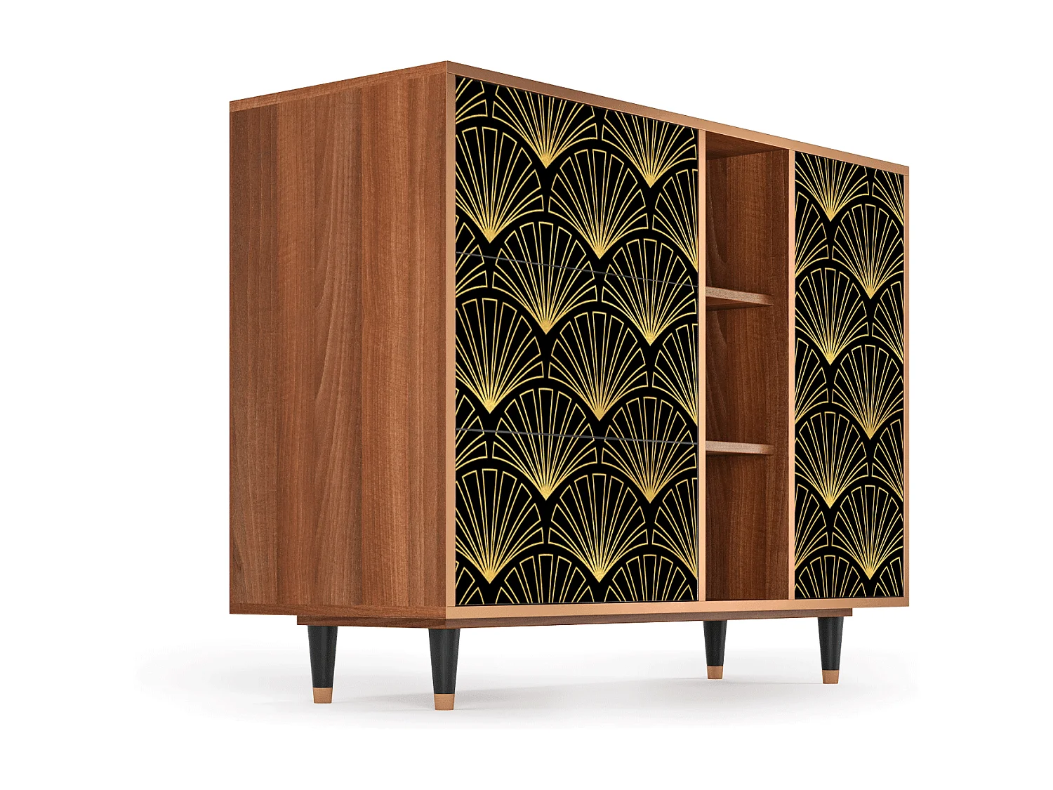 Credenza - 125x98x48 cm - BS2 - Bird of Juno, Noce