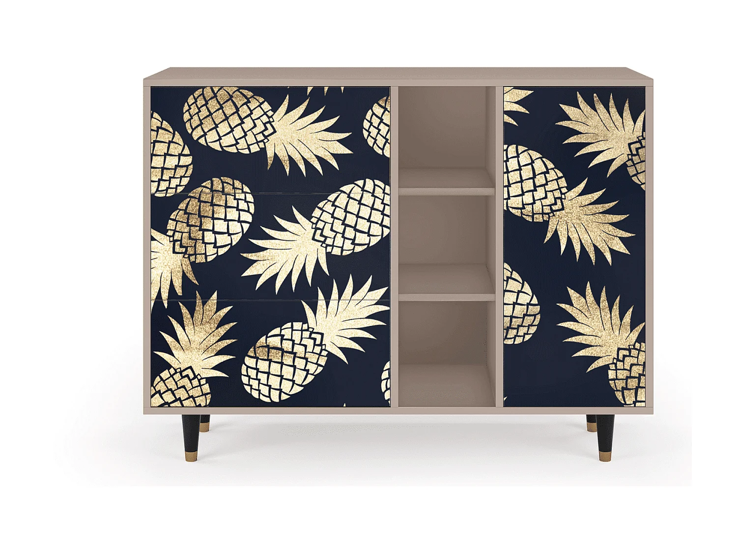 Buffet - 125x98x48 cm - BS2 - Sunny Pineaple, Latte