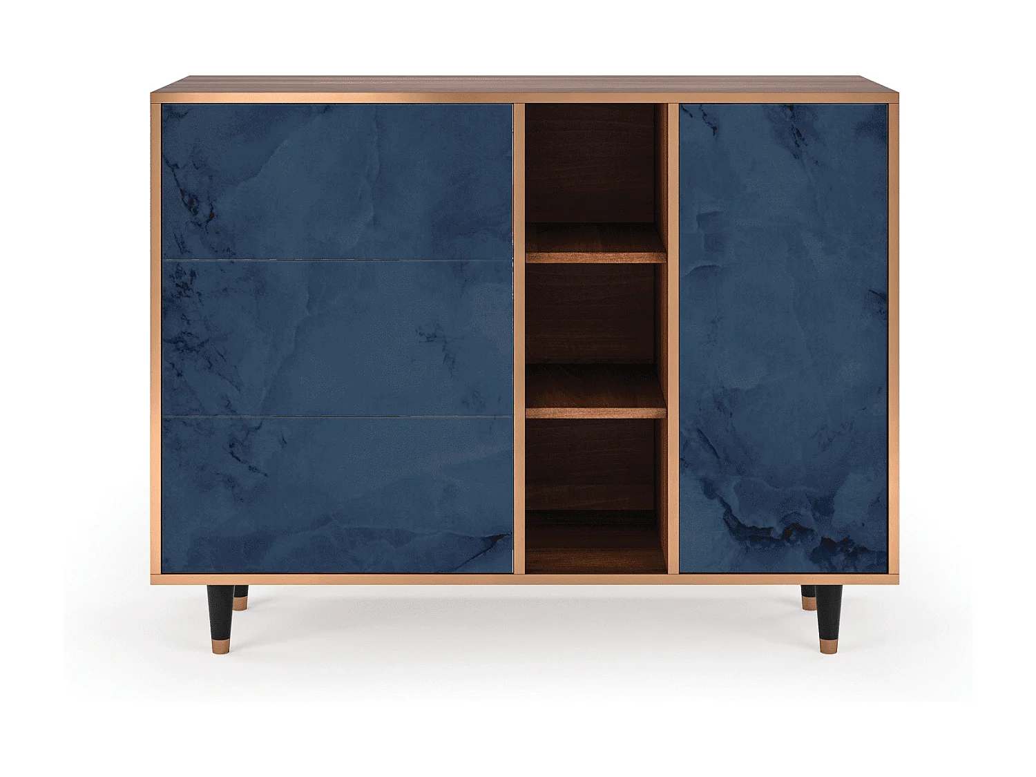 Buffet - 125x98x48 cm - BS2 - Endless Galaxi, Noyer