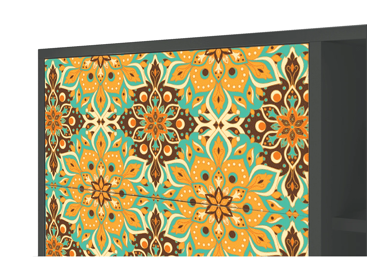 Buffet - 125x98x48 cm - BS2 - Indian Spices, Anthracite