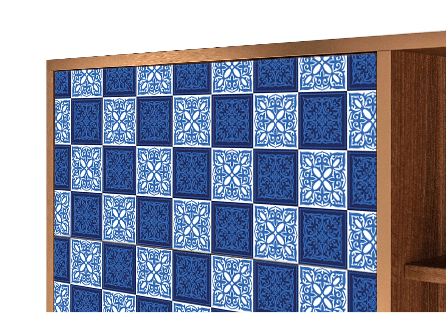 Kredens - 125x98x48 cm - BS2 - Light Path, Orzech