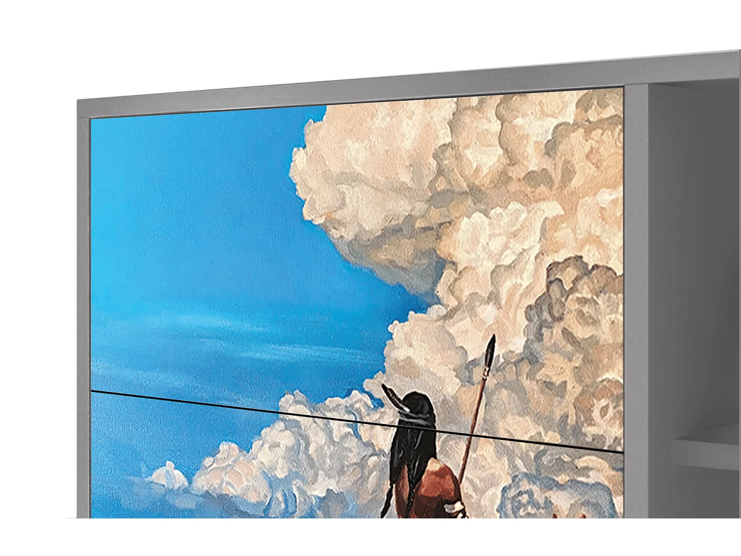 Buffet - 125x98x48 cm - BS2 - Thunderheads by Dean, Gris