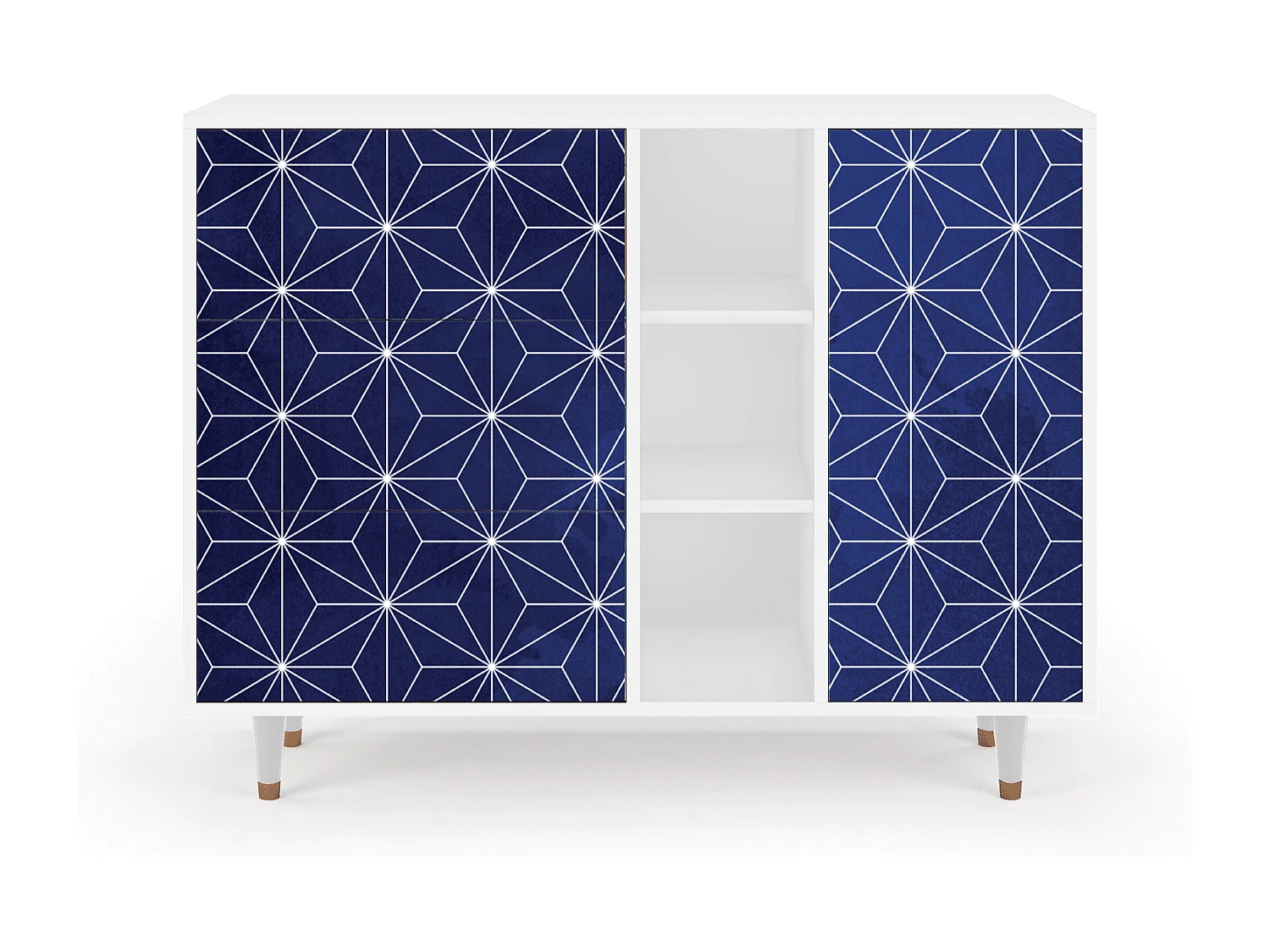 Buffet - 125x98x48 cm - BS2 - Milky Way, Blanc