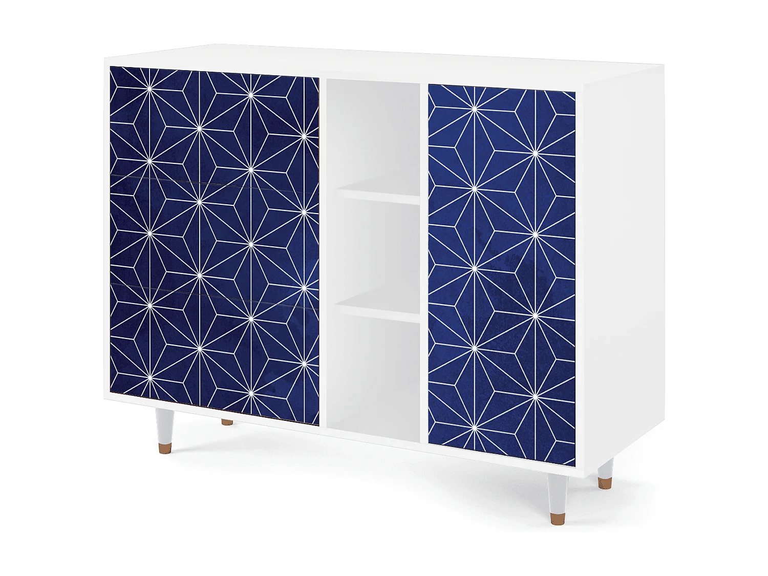 Buffet - 125x98x48 cm - BS2 - Milky Way, Blanc