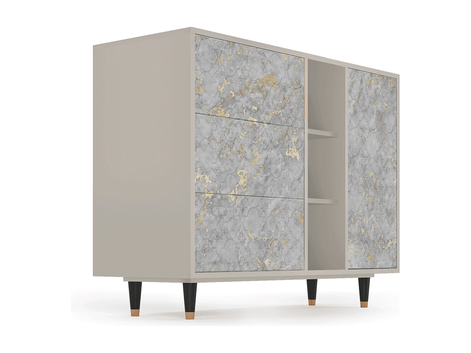 Buffet - 125x98x48 cm - BS2 - Mariana Trench, Sable