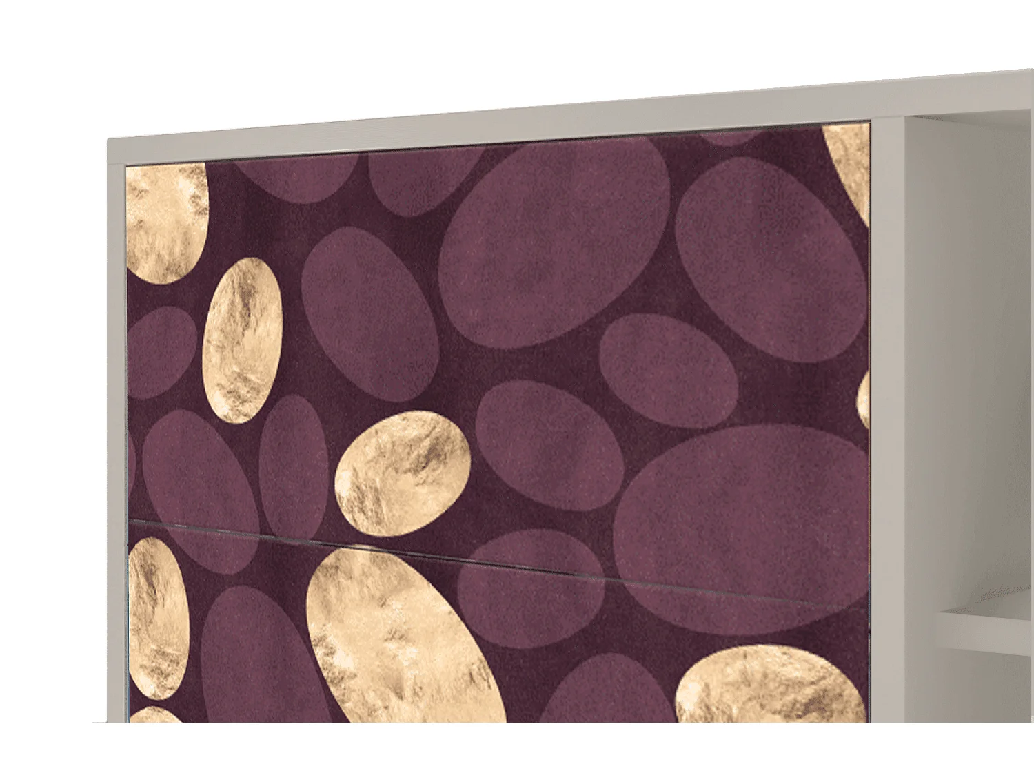 Aparador - 125x98x48 cm - BS2 - Fine Wine, Areia